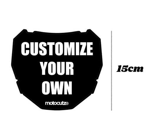 MOTOCUTZ/ODI Plate Sticker